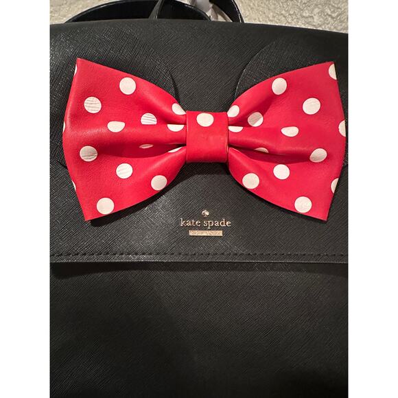 NWOT Disney Kate Spade New York X Minnie Mouse Neema Mini Backpack - Picture 3 of 4
